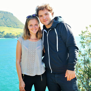 Julie and Quentin from VeryNZ Trip in New Zealand.